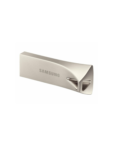 Samsung BAR Plus MUF-128BE3 - Drive flash USB - 128 GB - USB 3.1 Gen 1 - prata champanhe