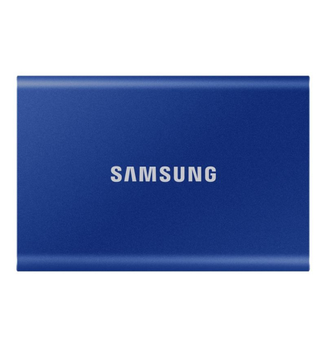 Samsung T7 MU-PC2T0H - SSD - encriptado - 2 TB - externa (portátil) - USB 3.2 Gen 2 (USB C conector) - 256-bits AES - azul índigo