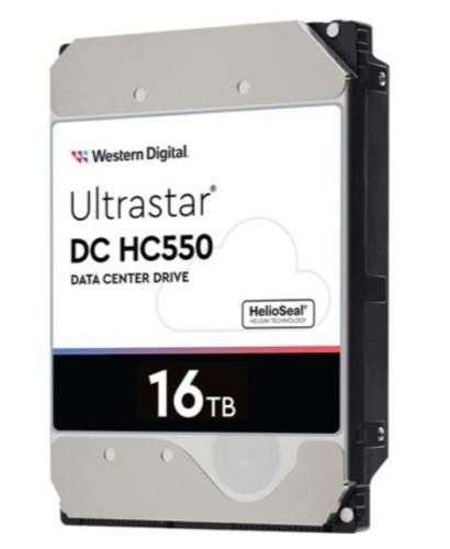 Disco rígido WD Ultrastar DC HC550 WUH721816AL5204 - 16 TB 3.5" SAS 12Gb/s 7200 rpm buffer: 512 MB (0F38357)
