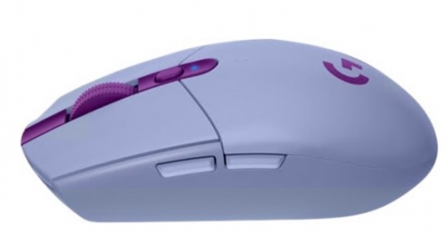 Rato Logitech G G305 óptico 6 botões sem fios 2.4 GHz receptor sem fio USB lilás, 910-006022