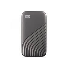 WD My Passport SSD WDBAGF0010BGY - SSD - encriptado - 1 TB - externa (portátil) - USB 3.2 Gen 2 (USB C conector) - 256-bits AES - cinzento espaço