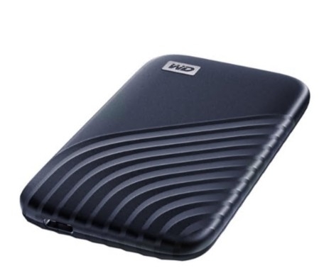 Disco WD My Passport SSD WDBAGF0020BBL SSD encriptado 2TB externo USB 3.2 Gen 2 azul 