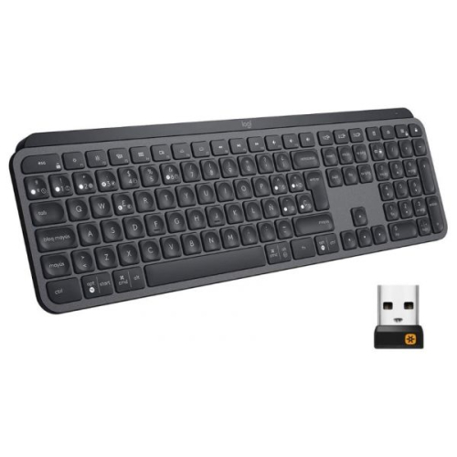 Logitech ERGO K860 - Teclado - sem fios - 2.4 GHz, Bluetooth 5.0 - Suíço