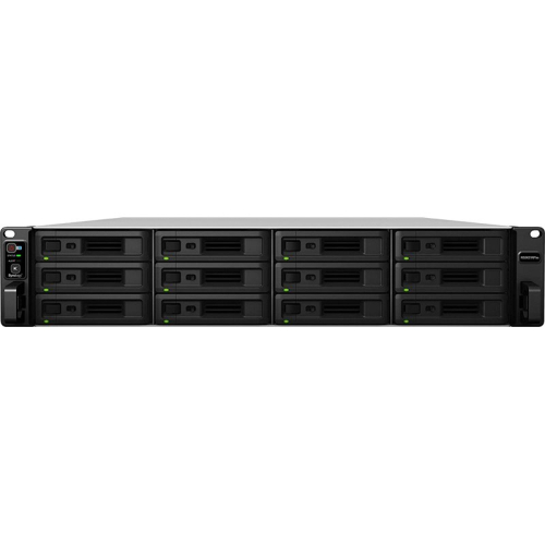 RackStation RS3621RPxs Synology - Servidor NAS - 12 baias - montável em bastidor - SATA 6Gb/s - RAID (expansão de disco rígido)