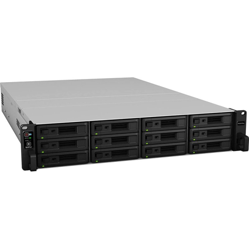 RackStation RS3621RPxs Synology - Servidor NAS - 12 baias - montável em bastidor - SATA 6Gb/s - RAID (expansão de disco rígido)
