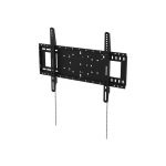 VISION Value Display Wall Mount - LIFETIME WARRANTY - fits large flat-panel display 37-70" with VESA sizes up to 600 x 400 - latches in place - lockable - non-tilting - SWL 60 kg / 132 lb - black