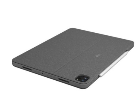 Teclado Logitech Combo Touch com trackpad retroiluminação Apple Smart connector QWERTZ Suíço cinzento