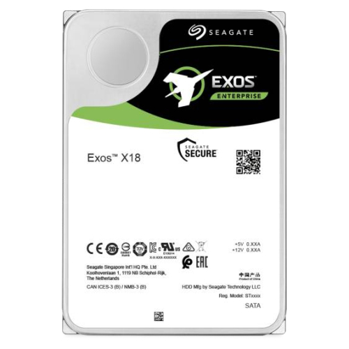 Seagate Exos X18 ST12000NM004J - Disco rígido - 12 TB - interna - SAS 12Gb/s - 7200 rpm - buffer: 256 MB