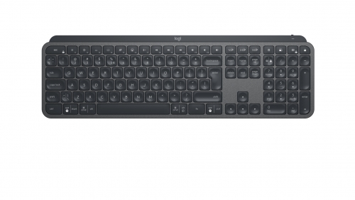 Logitech MX Keys - Teclado - retroiluminação - Bluetooth, 2.4 GHz - QWERTY - Italiano - grafite