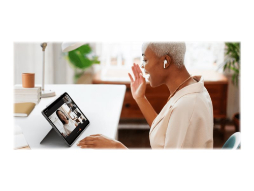 Teclado e pasta de folio Logitech Combo Touch com trackpad retroiluminação Apple Smart connector QWERTY Padrão internacional AMERICANO- cinzento oxford para Apple 12.9-inch iPad Pro (5ª geração) 920-010257