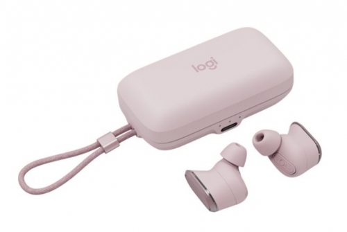 Auriculares sem fios rosa Logitech Zone True Wireless, 985-001090