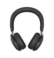 Jabra Evolve2 75 - Auscultadores - no ouvido - bluetooth - sem fios - cancelamento de ruído activo - USB-A - isolamento de ruído - preto - Otimizado pata UC