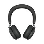 Jabra Evolve2 75 - Auscultadores - no ouvido - bluetooth - sem fios - cancelamento de ruído activo - USB-C - isolamento de ruído - preto - Certificado para Microsoft Teams