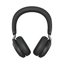 Jabra Evolve2 75 - Auscultadores - no ouvido - bluetooth - sem fios - cancelamento de ruído activo - USB-A - isolamento de ruído - preto - com suporte de carregamento - Certificado para Microsoft Teams