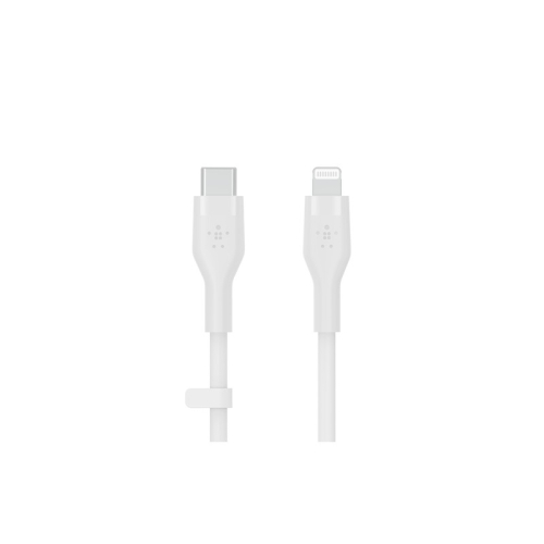 Belkin BOOST CHARGE - Cabo Lightning - 24 pin USB-C macho para Lightning macho - 1 m - branco - para Apple iPad/iPhone/iPod (Lightning)