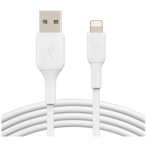 Belkin BOOST CHARGE - Cabo Lightning - USB macho para Lightning macho - 2 m - branco - para Apple iPad/iPhone/iPod (Lightning)