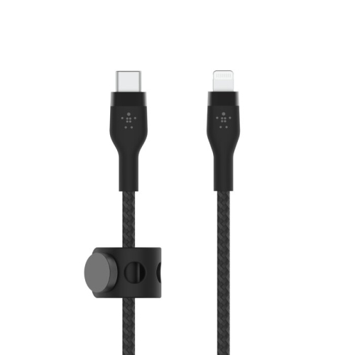 Belkin BOOST CHARGE - Cabo Lightning - 24 pin USB-C macho para Lightning macho - 1 m - preto - para Apple iPad/iPhone/iPod (Lightning)