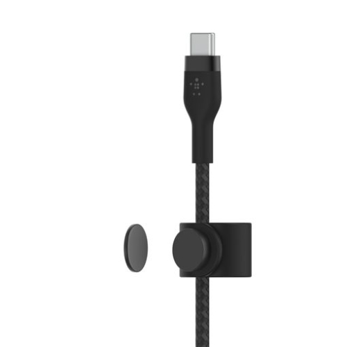 Cabo Usb Belkin CAA011BT3MBK Preto Belkin BOOST CHARGE Lightning 24 pin USB-C macho para Lightning macho ,3 m ,preto para Apple iPad/iPhone/iPod (Lightning)