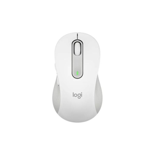 Logitech Signature M650 - Rato - óptico - 5 botões - sem fios - Bluetooth, 2.4 GHz - recetor USB Logitech Logi Bolt - branco sujo
