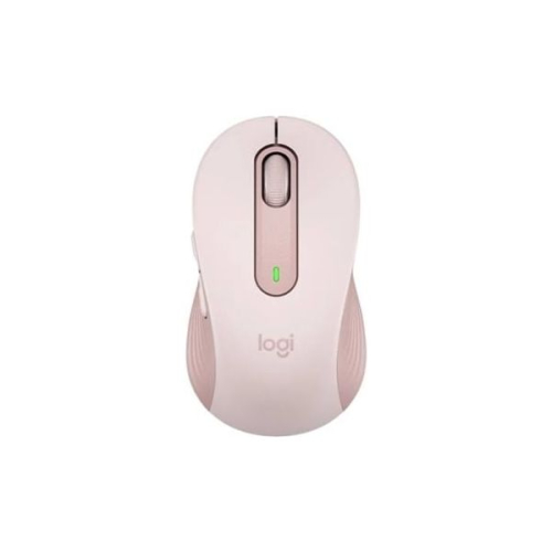 Logitech Signature M650 - Rato - óptico - 5 botões - sem fios - Bluetooth, 2.4 GHz - recetor USB Logitech Logi Bolt - rosa