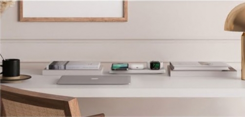 Belkin BoostCharge Pro 3-in-1 Almofada de carregamento sem fios Fast Charge branco, WIZ016VFWH