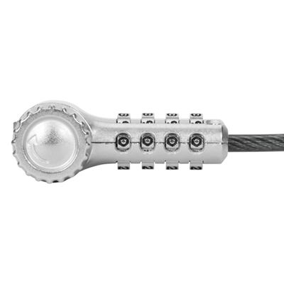 Cadeado Antirroubo Targus ASP96GL-S- prata - 2 m