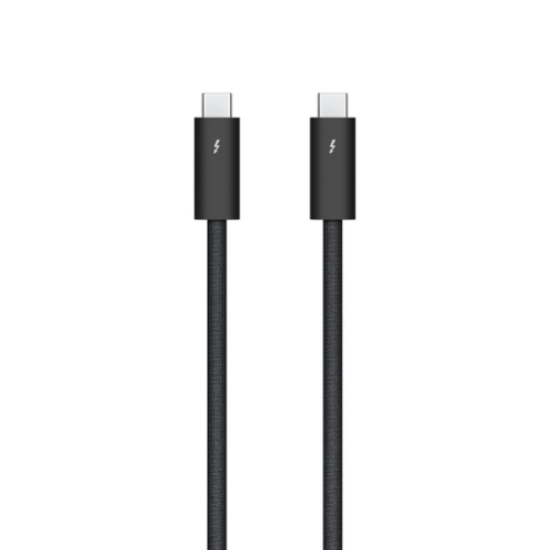 Apple Thunderbolt 4 Pro - Cabo USB - 24 pin USB-C (M) para 24 pin USB-C (M) - USB 3.1 Gen 2 / Thunderbolt 3 / Thunderbolt 4 - 3 m - Suporte para ligação em cadeia - preto