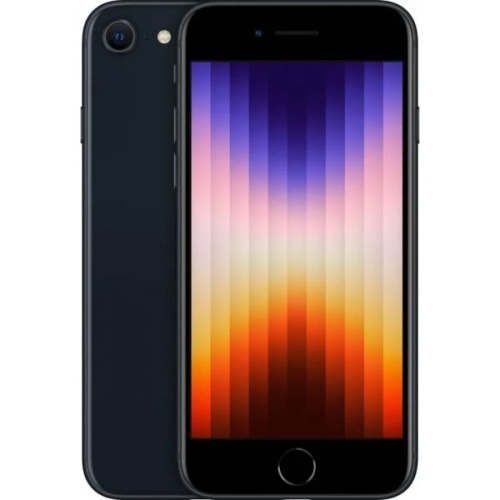 Apple iPhone SE (3rd generation) - 5G smartphone - SIM duplo / Internal Memory 256 GB - monitor LCD - 4.7" - 1334 x 750 pixeis - rear camera 12 MP - front camera 7 MP - meia noite