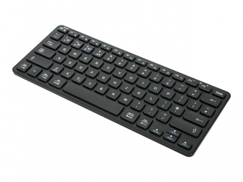 Targus Teclado compacto, multi-dispositivo, antimicrobiano sem fios Bluetooth 5.1 QWERTY Reino Unido preto B2B , AKB862UK