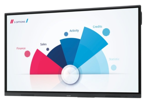 ECRÂ Sharp NEC L652B 65Polegadas Series ecrã LCD com luz de fundo LED interativa com ecrã tátil  Android 4K UHD 