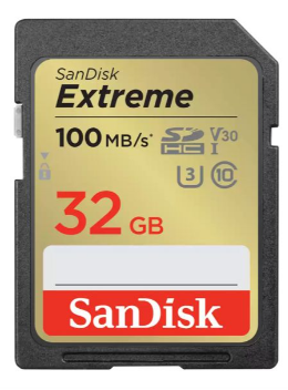 SanDisk Extreme Cartão de memória flash 32 GB , SDSDXVT-032G-GNCI2