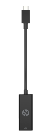 HP USB-C to RJ45 Adapter G2 - Adaptador de rede - USB-C - Gigabit Ethernet x 1 - para Victus by HP Laptop 15, 16, Fortis 11 G9, Laptop 14, 15, 17, Pavilion x360 Laptop