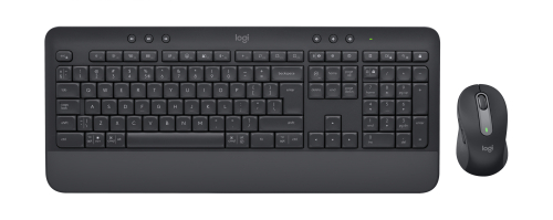 Logitech Signature MK650 for Business - Conjunto de teclado e rato - sem fios - 2.4 GHz, Bluetooth LE - QWERTY - Reino Unido - grafite