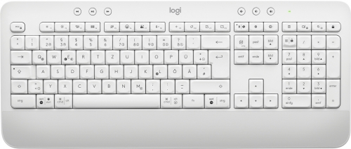 Logitech Signature K650 - Teclado - sem fios - Bluetooth 5.1 - QWERTY - Alemão - branco sujo
