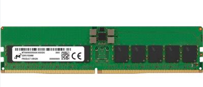 Micron - DDR5 - módulo - 32 GB - DIMM 288-pin - 4800 MHz / PC5-38400 - CL40 - 1.1 V - registado - ECC