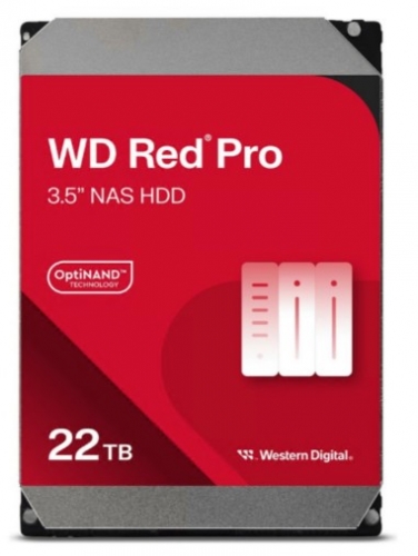Disco WD Red Pro WD221KFGX 22TB 3.5" SATA 6Gb/s 7200 rpm buffer: 512 MB, WD221KFGX