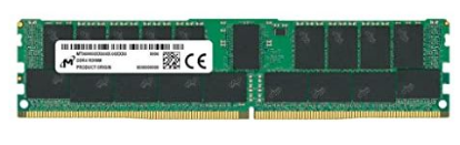 Micron - DDR4 - módulo - 64 GB - DIMM 288-pin - 3200 MHz / PC4-25600 - CL22 - 1.2 V - registado - ECC