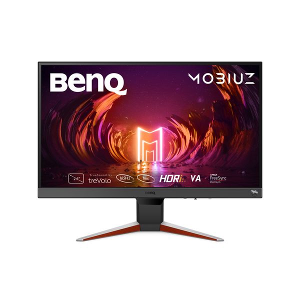 BenQ Mobiuz EX240N - Monitor LED - gaming - 23.8" - 1920 x 1080 Full HD (1080p) @ 165 Hz - VA - 250 cd/m² - 3000:1 - HDR10 - 1 ms - HDMI, DisplayPort - altifalantes - cinza escuro