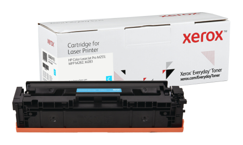 Xerox Everyday Azul cyan compatível cartucho de toner programa de devolução Green World Alliance para HP Color LaserJet Pro M255dw, M255nw, MFP M282nw, MFP M283fdn, MFP M283fdw