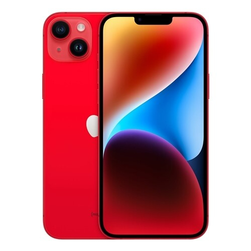 Apple iPhone 14 - (PRODUCT) RED - 5G smartphone - SIM duplo / Memória Interna 256 GB - visor OLED - 6.1" - 2532 x 1170 pixeis - 2x câmaras traseiras 12 MP, 12 MP - front camera 12 MP - vermelho