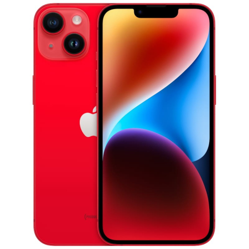 Apple iPhone 14 - (PRODUCT) RED - 5G smartphone - SIM duplo / Memória Interna 512 GB - visor OLED - 6.1" - 2532 x 1170 pixeis - 2x câmaras traseiras 12 MP, 12 MP - front camera 12 MP - vermelho