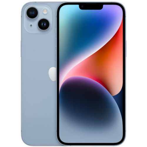 Apple iPhone 14 - 5G smartphone - SIM duplo / Memória Interna 512 GB - visor OLED - 6.1" - 2532 x 1170 pixeis - 2x câmaras traseiras 12 MP, 12 MP - front camera 12 MP - azul