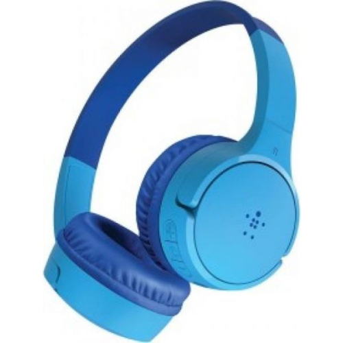 Belkin SoundForm Mini - Auscultadores supra-aurais com microfonoe - no ouvido - com cabo - macaco de 3,5 mm - azul