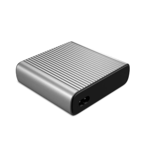 HyperJuice - Adaptador de alimentação - 245 Watt - conectores de saída: 4 - prata