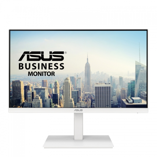 ASUS VA24EQSB-W - Monitor LED - 24" (23.8" visível) - 1920 x 1080 Full HD (1080p) @ 75 Hz - IPS - 300 cd/m² - 1000:1 - 5 ms - HDMI, VGA, DisplayPort - altifalantes - branco