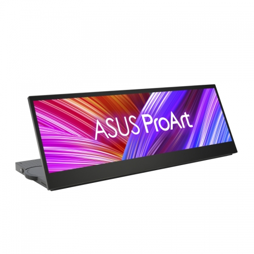 ASUS ProArt PA147CDV - Monitor LED - 14" - ecrã de toque - 1920 x 550 Full HD @ 60 Hz - IPS - 400 cd/m2 - 1200:1 - 5 ms - HDMI, 2xUSB-C - altifalantes - preto