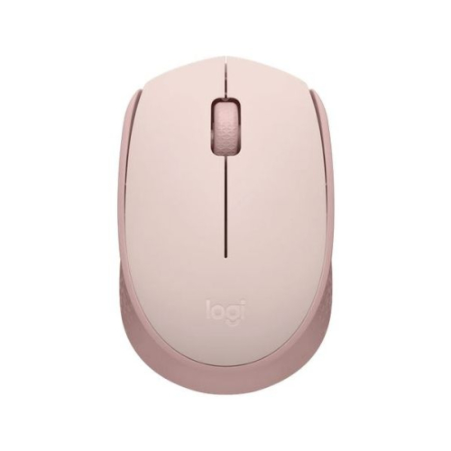 Logitech M171 - Rato - destros e canhotos - óptico - 3 botões - sem fios - 2.4 GHz - receptor sem fio USB - rosa