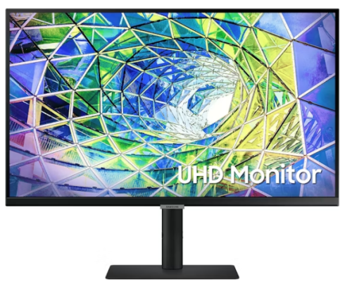Samsung ViewFinity S8 S27A800UJP - S80UA Series - monitor LED - 27" - 3840 x 2160 4K @ 60 Hz - IPS - 300 cd/m² - 1000:1 - HDR10 - 5 ms - HDMI, DisplayPort, USB-C - preto