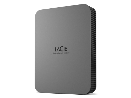 LaCie Mobile Drive STLR5000400 - Apple Exclusive - disco rígido - 5 TB - externa (portátil) - USB 3.2 Gen 1 (USB C conector) - cinzento espaço - com 3 anos de Recuperação de dados Seagate Rescue