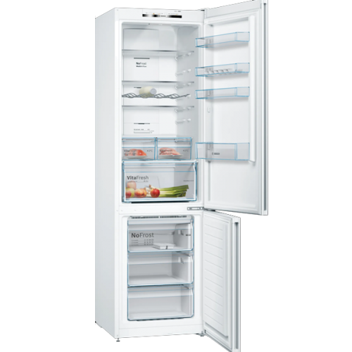 Frigorifico Combinado 2 Portas Cor Branco No Frost BOSCH KGN39VWDA 366LT 203.0x60.0x66.0 cm Classe D